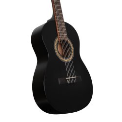 Everdeen CG140 Klassisk Guitar Sort